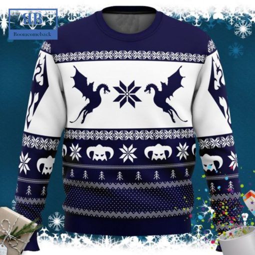 The Elder Scrolls Dragon Ugly Christmas Sweater