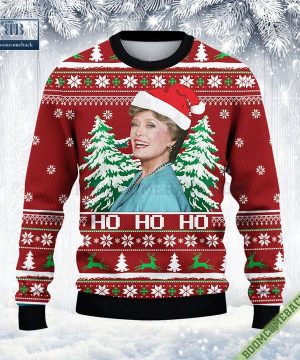 The Golden Girls Blanche Devereaux Ho Ho Ho Christmas Sweater