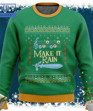 The Legend Of Zelda Make it Rain Ugly Christmas Sweater