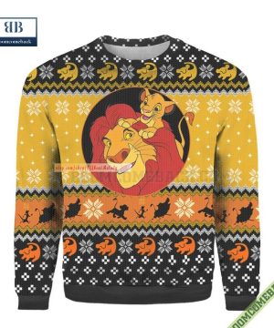 The Lion King Characters Ugly Christmas Sweater