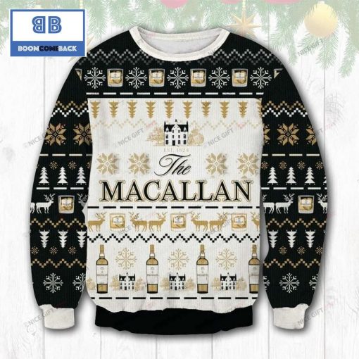 The Macallan Beer Christmas Black 3D Sweater