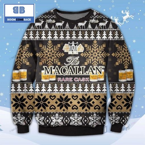 The Macallan Beer Christmas Brown 3D Sweater