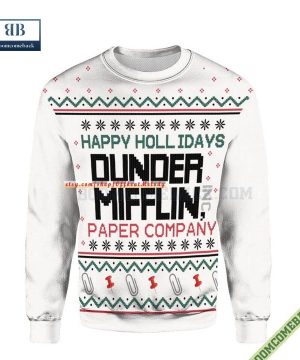 The Office Happy Holliday Dunder Mifflin Ugly Christmas Sweater