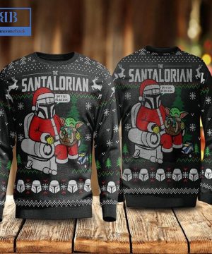 The Santalorian Black Ugly Christmas Sweater