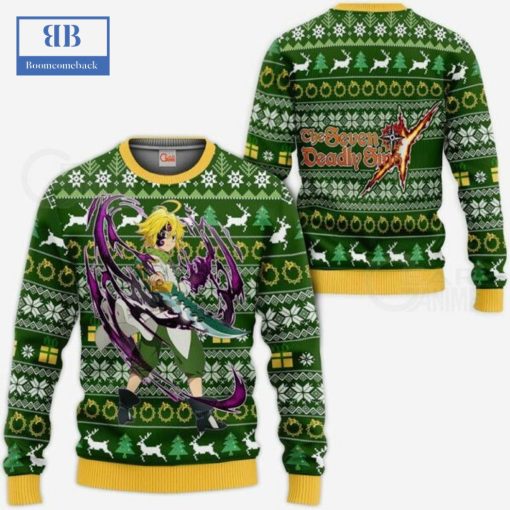 The Seven Deadly Sins Meliodas Devil Ugly Christmas Sweater