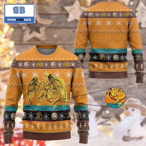 The Winged Dragon Of Ra Yu Gi Oh Anime Custom Imitation Knitted Christmas 3d Sweater