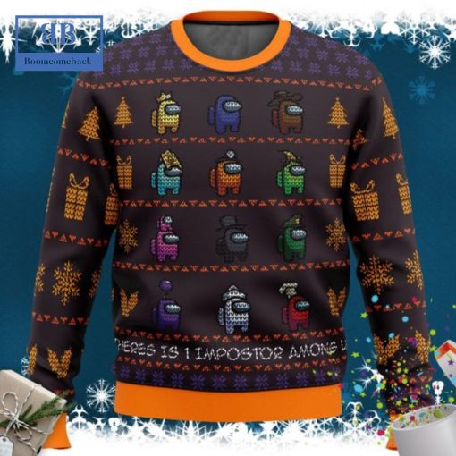 There Is One Impostor Among Us Ugly Christmas Sweater