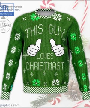 This Guy Loves Christmas Ugly Christmas Sweater