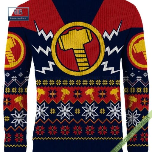 Thor Mjolnir Hammer Christmas Sweater Jumper Gift For Adult And Kid