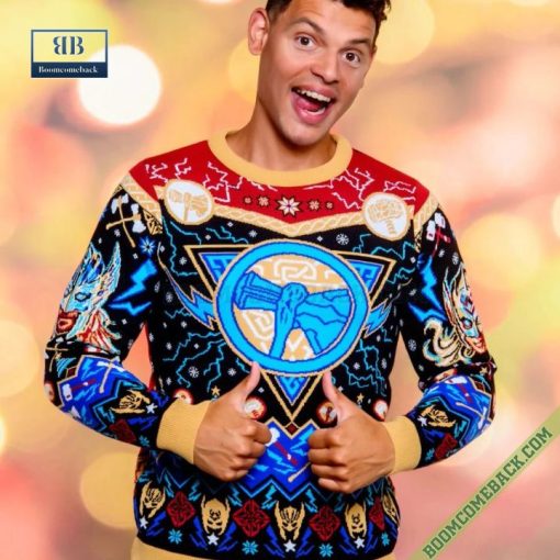 Thor Stormbreaker Ugly Christmas Sweater