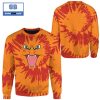 Tie Dye Charmander Face Pokemon Anime Christmas 3d Sweatshirt