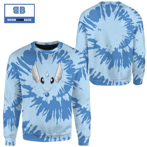 Tie Dye Dragonair Face Pokemon Anime Christmas 3d Sweatshirt