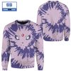 Tie Dye Eevee Face Pokemon Anime Christmas 3d Sweatshirt