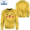 Tie Dye Psyduck Face Pokemon Anime Christmas 3d Sweatshirt