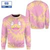 Tie Dye Squirtle Face Pokemon Anime Christmas 3d Sweatshirt