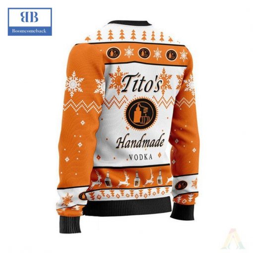 Tito’s Handmade Vodka Ver 2 Ugly Christmas Sweater