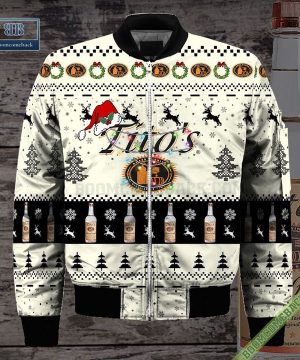 titos vodka santa hat christmas ugly christmas sweater hoodie zip hoodie bomber jacket 4 JOIve