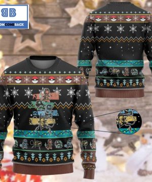 Tnmt Pokemon Anime Custom Imitation Knitted Ugly Christmas Sweater