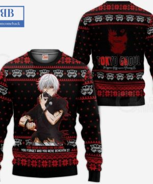 Tokyo Ghoul Ken Kaneki You Wear A Mask For So Long Ugly Christmas Sweater