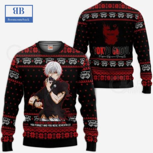 Tokyo Ghoul Ken Kaneki You Wear A Mask For So Long Ugly Christmas Sweater