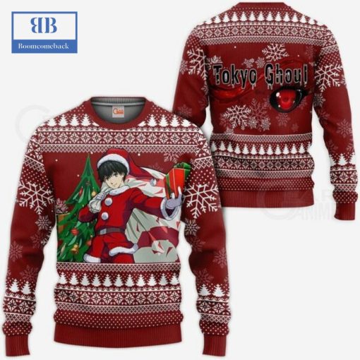 Tokyo Ghoul Santa Ken Kaneki Ugly Christmas Sweater