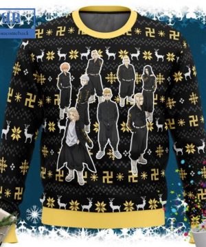 Tokyo Revengers Buddhist Symbol Ugly Christmas Sweater