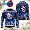 Washington Nationals Santa Claus Hat Ho Ho Ho 3D Custom Name Ugly Christmas Sweater