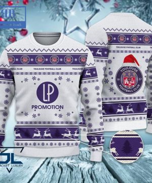 Toulouse FC Santa Hat Ugly Christmas Sweater