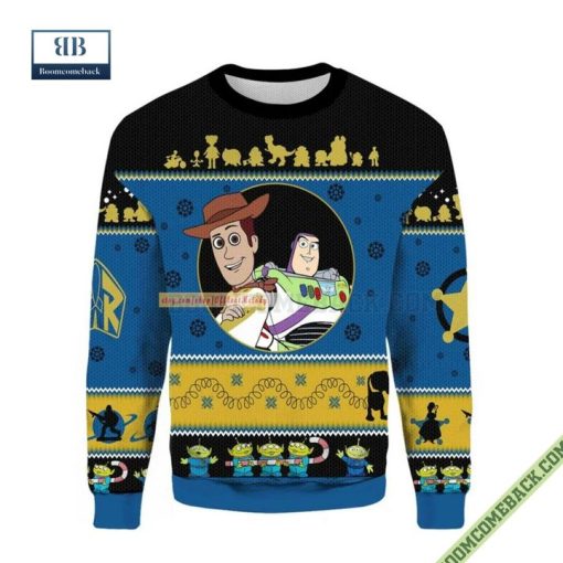 Toy Story Characters Ugly Christmas Sweater