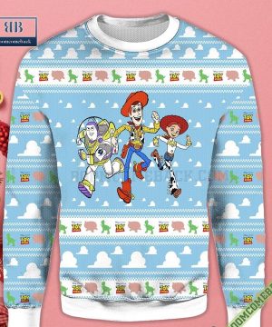 Toy Story Light Blue Ugly Christmas Sweater