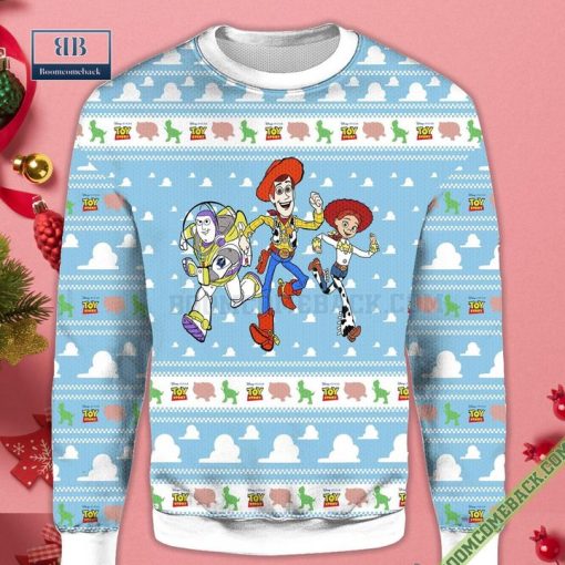 Toy Story Light Blue Ugly Christmas Sweater