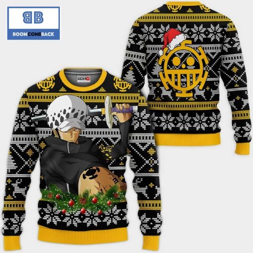 Trafalgar Law One Piece Anime Christmas 3D Sweater