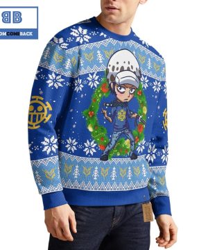 Trafalgar Law One Piece Anime Christmas Custom Knitted 3D Sweater