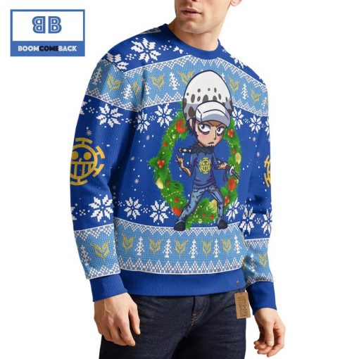 Trafalgar Law One Piece Anime Christmas Custom Knitted 3D Sweater