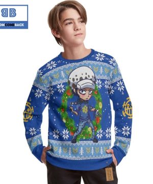 Trafalgar Law One Piece Anime Christmas Custom Knitted 3D Sweater