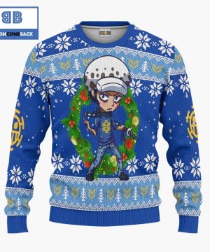 trafalgar law one piece anime christmas custom knitted 3d sweater 3 Qfcvz