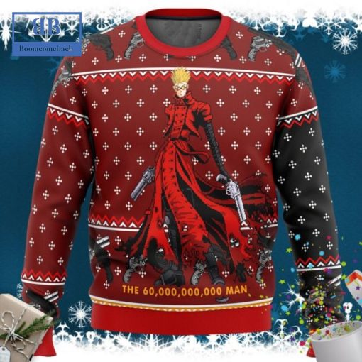 Trigun Vash The Stampede The 60 Billion Man Ugly Christmas Sweater