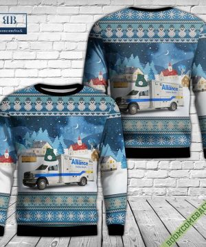 Troy, Michigan, Alliance Mobile Health Ugly Christmas Sweater