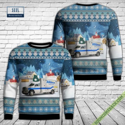 Troy, Michigan, Alliance Mobile Health Ugly Christmas Sweater