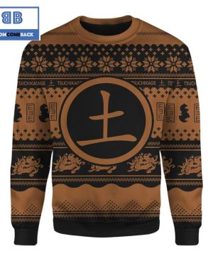 tsuchikage naruto anime custom imitation knitted ugly christmas sweater 3 aVbiJ