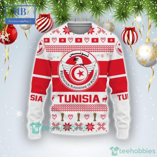 Tunisia National Football Team World Cup 2022 Qatar Style 2 Ugly Christmas Sweater