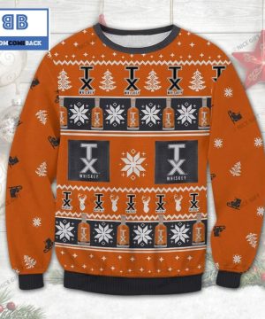 Tx Whiskey Christmas 3D Sweater