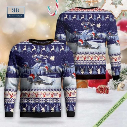 U.S. Marine Corps AH-1Z Viper Ugly Christmas Sweater