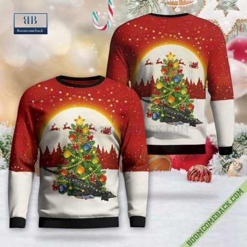 U.S Marine Corps M777 Howitzer Christmas Sweater Jumper