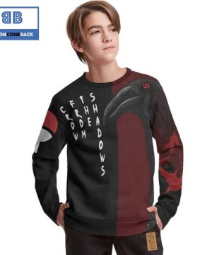 Uchiha Itachi Crow From The Shadows Naruto Anime 3D Sweater