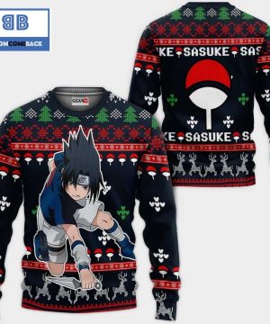 Uchiha Sasuke Naruto Anime Christmas Ugly Sweater