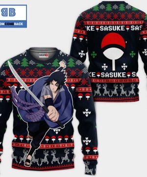 Uchiha Sasuke Naruto Anime Ugly Christmas Sweater