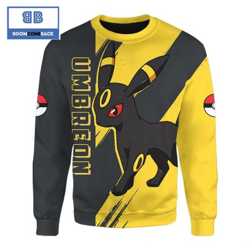 Umbreon Pokemon Anime 3D Christmas Sweatshirt