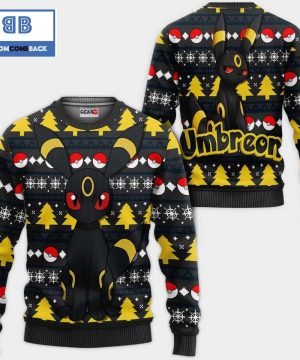 Umbreon Pokemon Anime Christmas 3D Sweater