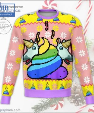 Unicorn Shit Ugly Christmas Sweater